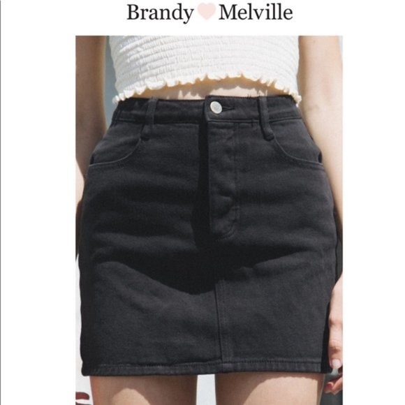 Brandy Melville Juliette denim skirt - Picture 1 of 4
